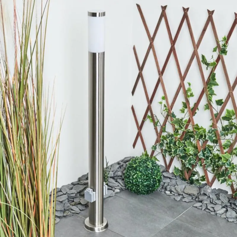 hofstein Borne lumineuse Sessa Nickel mat, 1 lumière