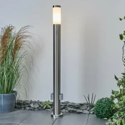 hofstein Borne lumineuse Sessa Nickel mat, 1 lumière