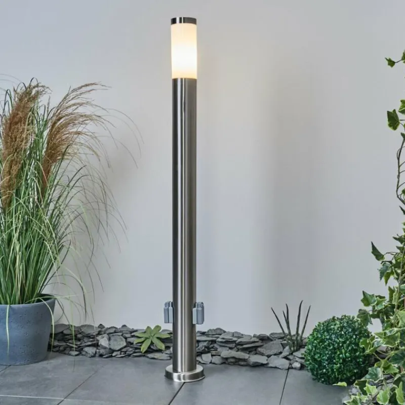 hofstein Borne lumineuse Sessa Nickel mat, 1 lumière