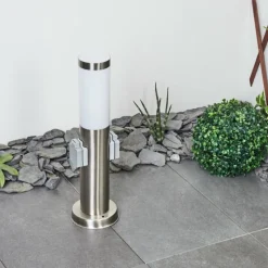 hofstein Borne lumineuse Sessa Nickel mat, 1 lumière