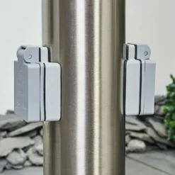 hofstein Borne lumineuse Sessa Nickel mat, 1 lumière