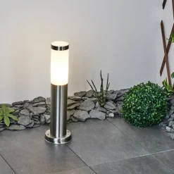 hofstein Borne lumineuse Sessa Nickel mat, 1 lumière