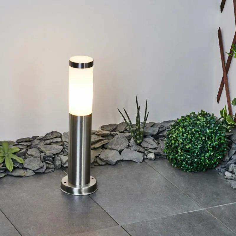 hofstein Borne lumineuse Sessa Nickel mat, 1 lumière