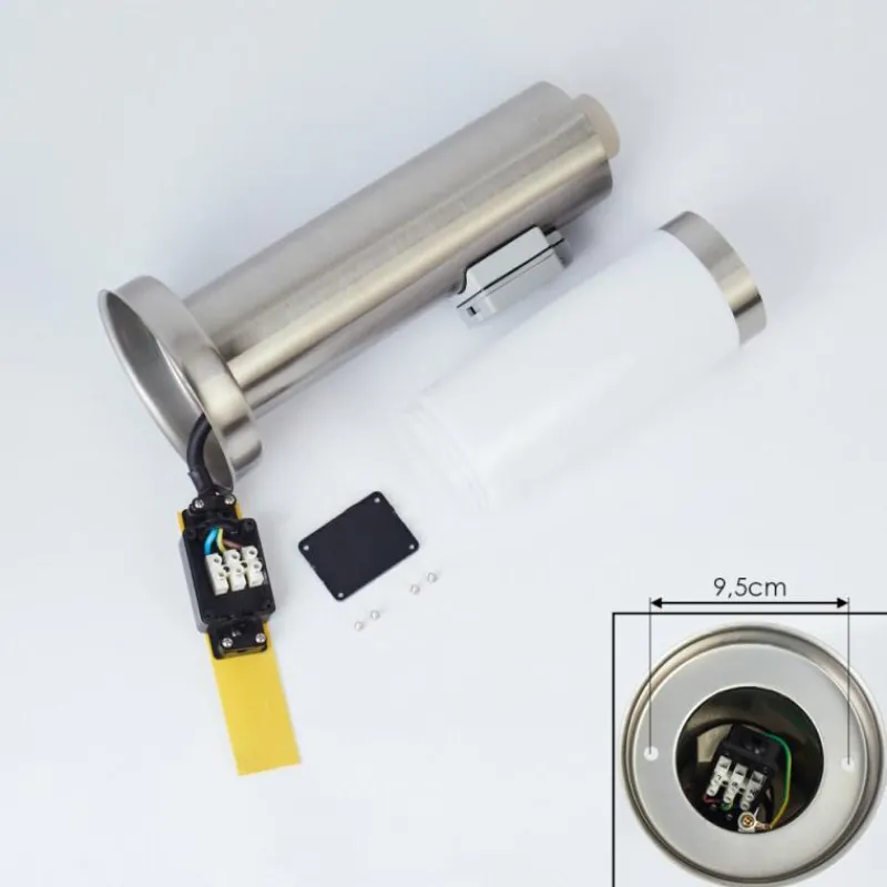 hofstein Borne lumineuse Sessa Nickel mat, 1 lumière