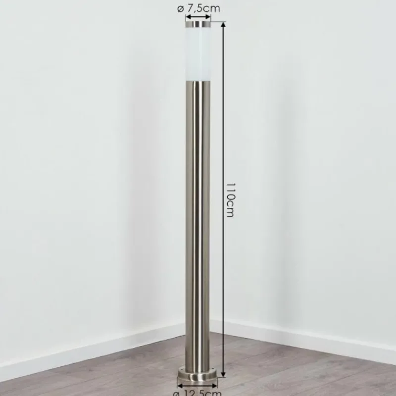 hofstein Borne lumineuse Sessa Nickel mat, 1 lumière