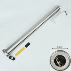 hofstein Borne lumineuse Sessa Nickel mat, 1 lumière