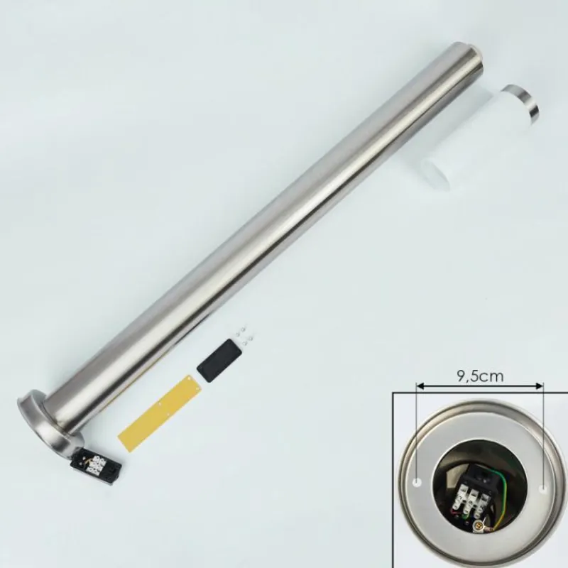 hofstein Borne lumineuse Sessa Nickel mat, 1 lumière