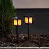 Luminaires Eglo Borne lumineuse set x 2 Eglo Z_SOLAR LED Noir, 2 lumières