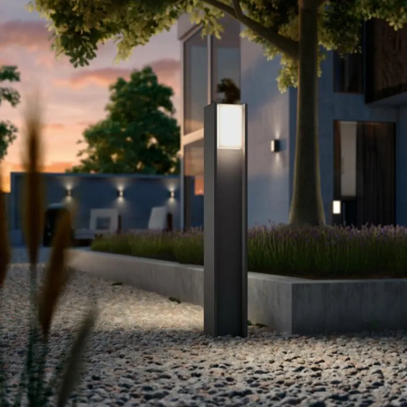 Luminaires Philips Borne lumineuse set x 2 Philips Hue Turaco LED Anthracite, 1 lumière