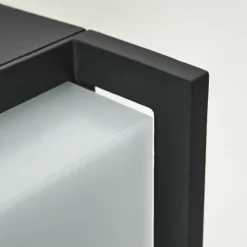 hofstein Borne lumineuse Skove LED Anthracite, 1 lumière, Détecteur de mouvement