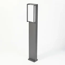 hofstein Borne lumineuse Skove LED Anthracite, 1 lumière, Changeur de couleurs