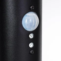 Lampes Vintages & Rétros-hofstein Borne lumineuse Solda Noir, 1 lumière, Détecteur de mouvement