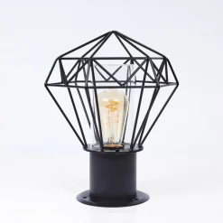 Lampes Vintages & Rétros-hofstein Borne lumineuse Solda Noir, 1 lumière