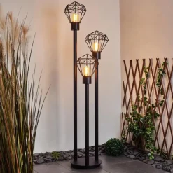 hofstein Borne lumineuse Solda Noir, 3 lumières