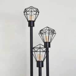 hofstein Borne lumineuse Solda Noir, 3 lumières