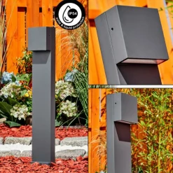 hofstein Borne lumineuse Spidern LED Anthracite, 1 lumière