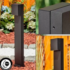 hofstein Borne lumineuse Spidern LED Noir, 1 lumière