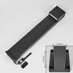 hofstein Borne lumineuse Spidern LED Noir, 1 lumière