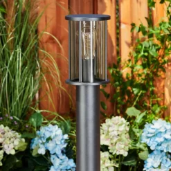 hofstein Borne lumineuse Sumalao Noir, 1 lumière