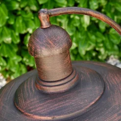 Luminaires Rustiques-hofstein Borne lumineuse Surnu Brun, Rouille, 1 lumière