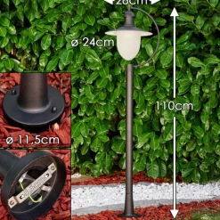 hofstein Borne lumineuse Surnu Noir, 1 lumière