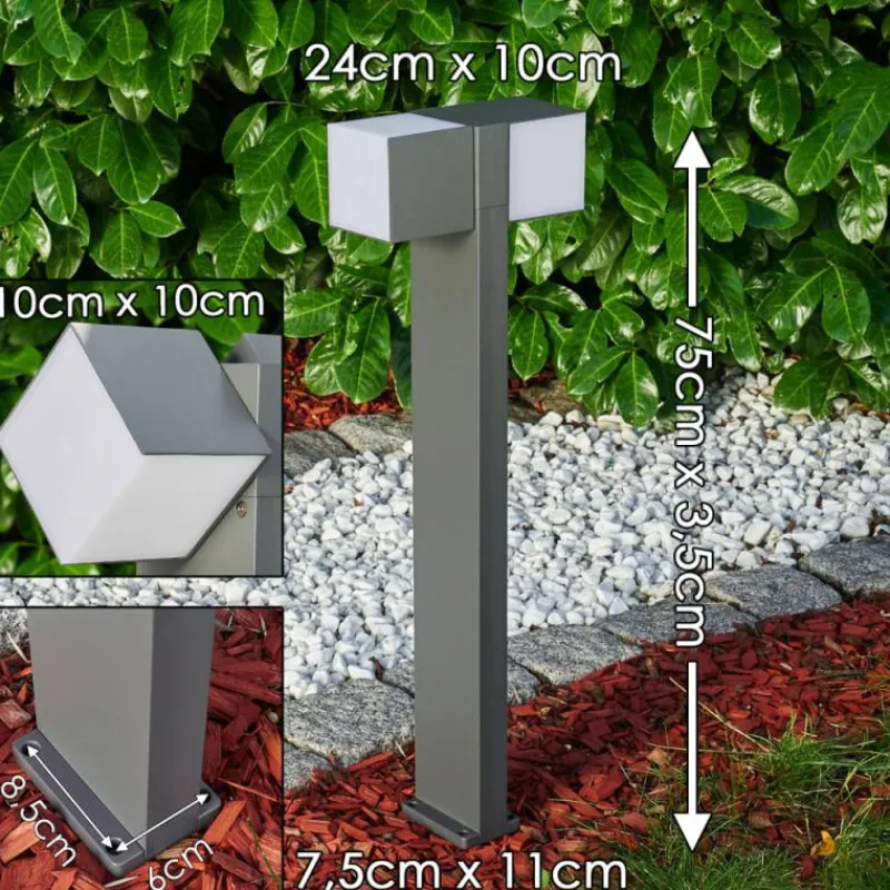 hofstein Borne lumineuse Swanek LED Anthracite, 1 lumière