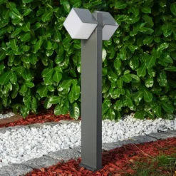 hofstein Borne lumineuse Swanek LED Anthracite, 1 lumière