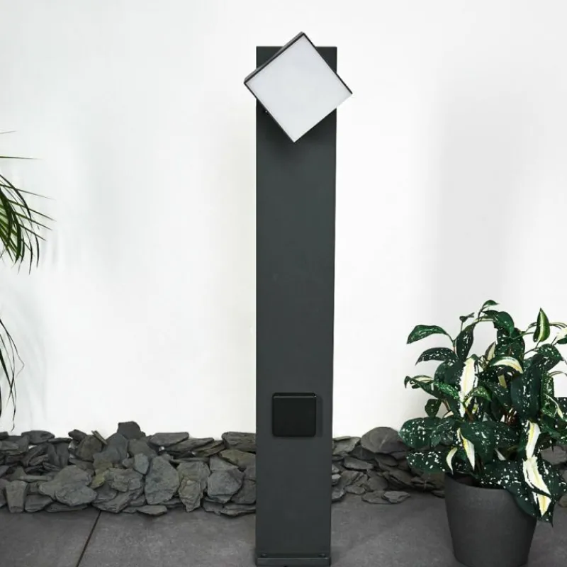 hofstein Borne lumineuse Swanek LED Anthracite, 1 lumière