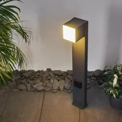 hofstein Borne lumineuse Swanek LED Anthracite, 1 lumière