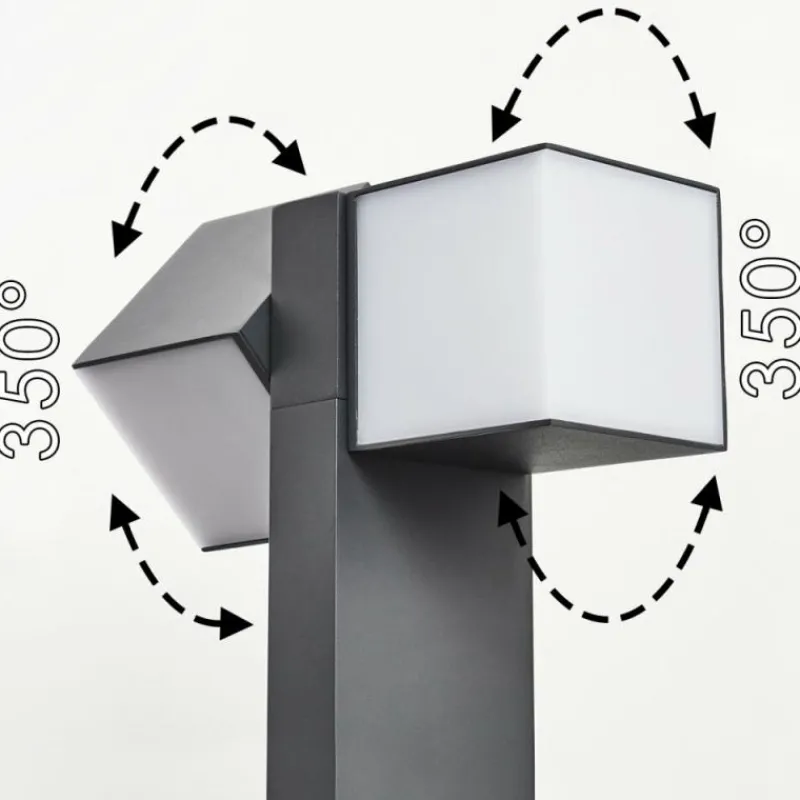 hofstein Borne lumineuse Swanek LED Anthracite, 1 lumière