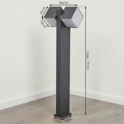 hofstein Borne lumineuse Swanek LED Anthracite, 1 lumière