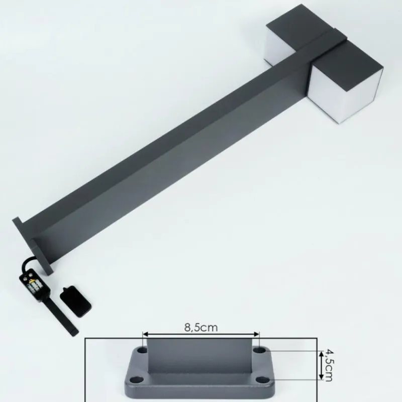 hofstein Borne lumineuse Swanek LED Anthracite, 1 lumière