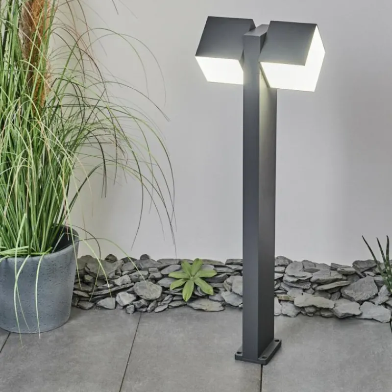 hofstein Borne lumineuse Swanek LED Anthracite, 1 lumière