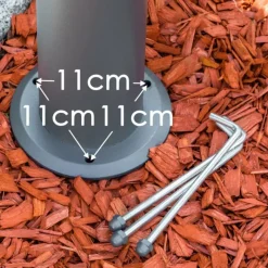 hofstein Borne lumineuse TETLIN LED Anthracite, 3 lumières