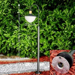 hofstein Borne lumineuse Theux Noir, 1 lumière