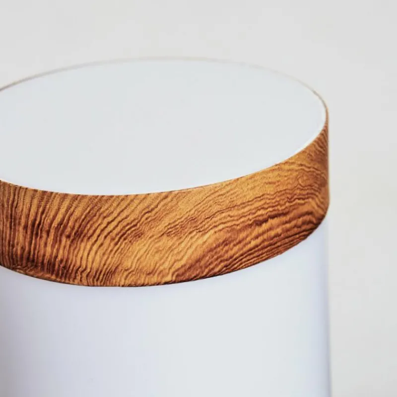 hofstein Borne lumineuse Tise Brun, Couleur bois, 2 lumières