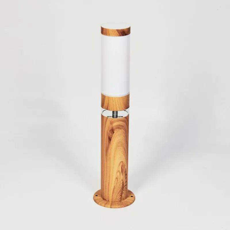 hofstein Borne lumineuse Tise Brun, Couleur bois, 2 lumières