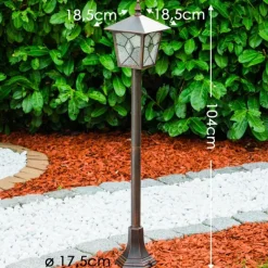 Lampes Vintages & Rétros-hofstein Borne lumineuse TOK Rouille, 1 lumière