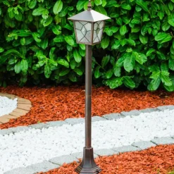 Lampes Vintages & Rétros-hofstein Borne lumineuse TOK Rouille, 1 lumière