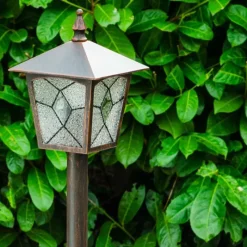 Lampes Vintages & Rétros-hofstein Borne lumineuse TOK Rouille, 1 lumière