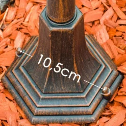 Lampes Vintages & Rétros-hofstein Borne lumineuse TOK Rouille, 1 lumière