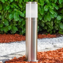 hofstein Borne lumineuse TOLSONA Acier inoxydable, 1 lumière