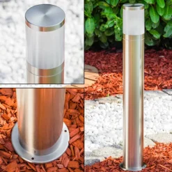 hofstein Borne lumineuse TOLSONA Acier inoxydable, 1 lumière