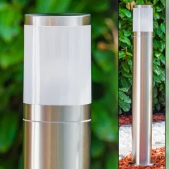 hofstein Borne lumineuse TOLSONA Acier inoxydable, 1 lumière