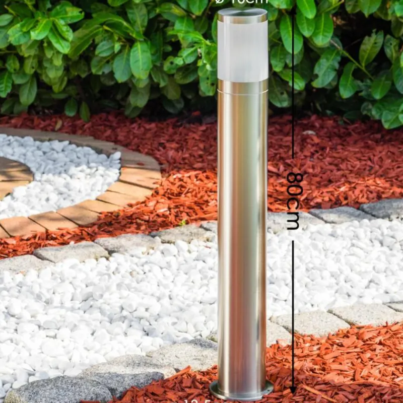 hofstein Borne lumineuse TOLSONA Acier inoxydable, 1 lumière