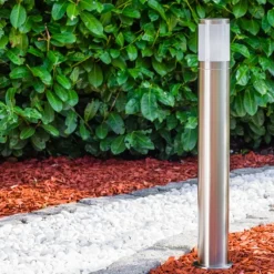 hofstein Borne lumineuse TOLSONA Acier inoxydable, 1 lumière