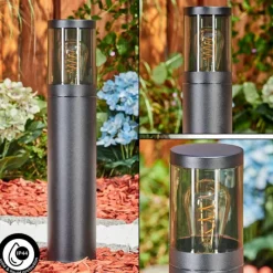 hofstein Borne lumineuse Tolsona Noir, 1 lumière