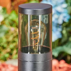 hofstein Borne lumineuse Tolsona Noir, 1 lumière