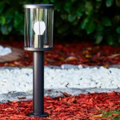 hofstein Borne lumineuse Torsa Noir, 1 lumière