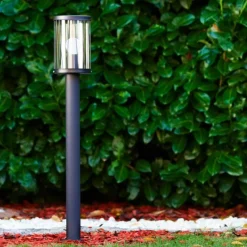 hofstein Borne lumineuse Torsa Noir, 1 lumière